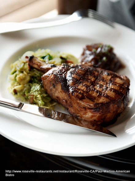 Paul Martin’s American Bistro pork chop